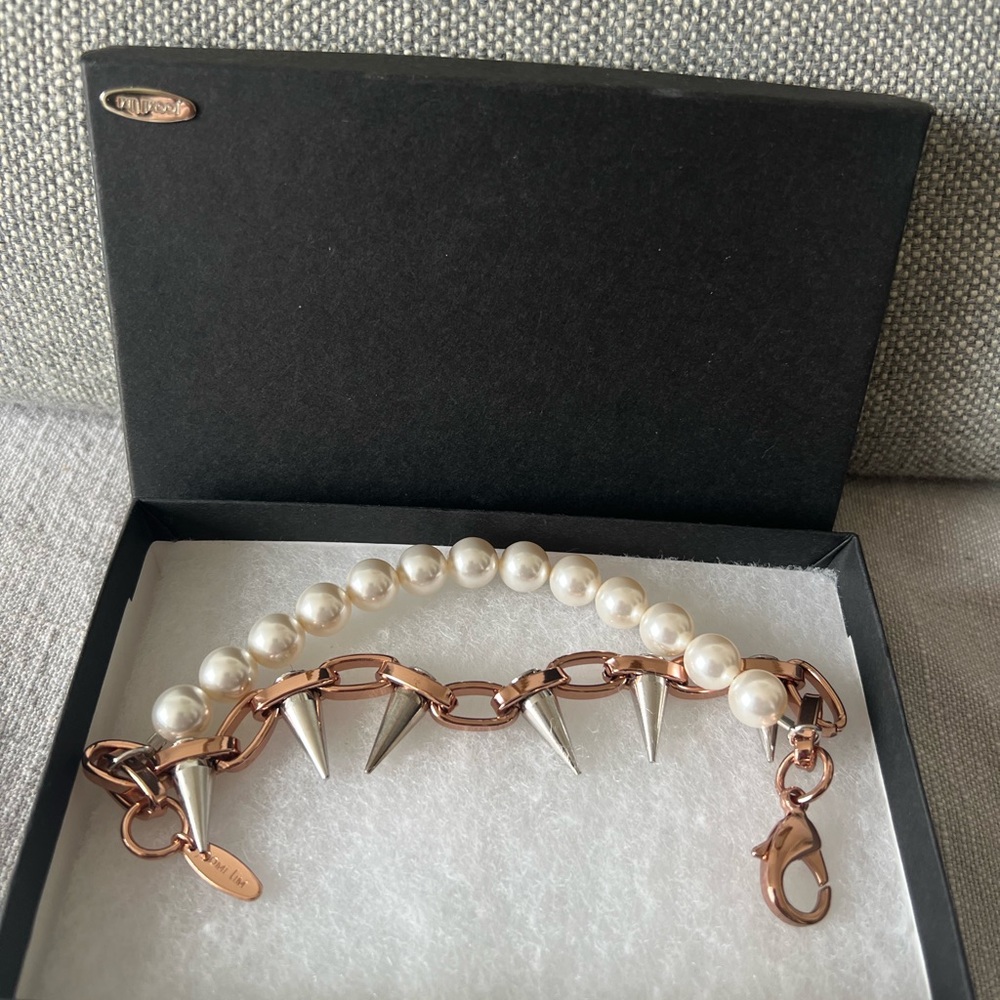 Joomi lim bracelet and ear cuff